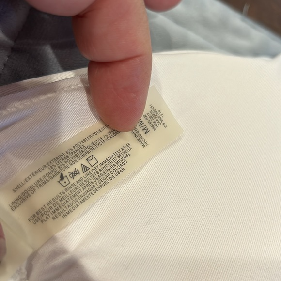 Colorful Beaded White Triangle Style Bikini Top-Sz M - Picture 6 of 10